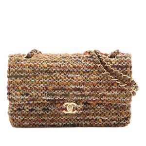 Chanel Medium Classic Tweed Double Flap